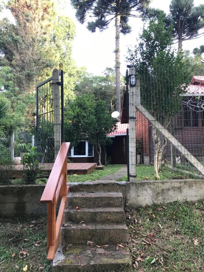 Casa Calandra chalé colonial de madeira na serra gaúcha, CanelaRS Villa Esterno foto