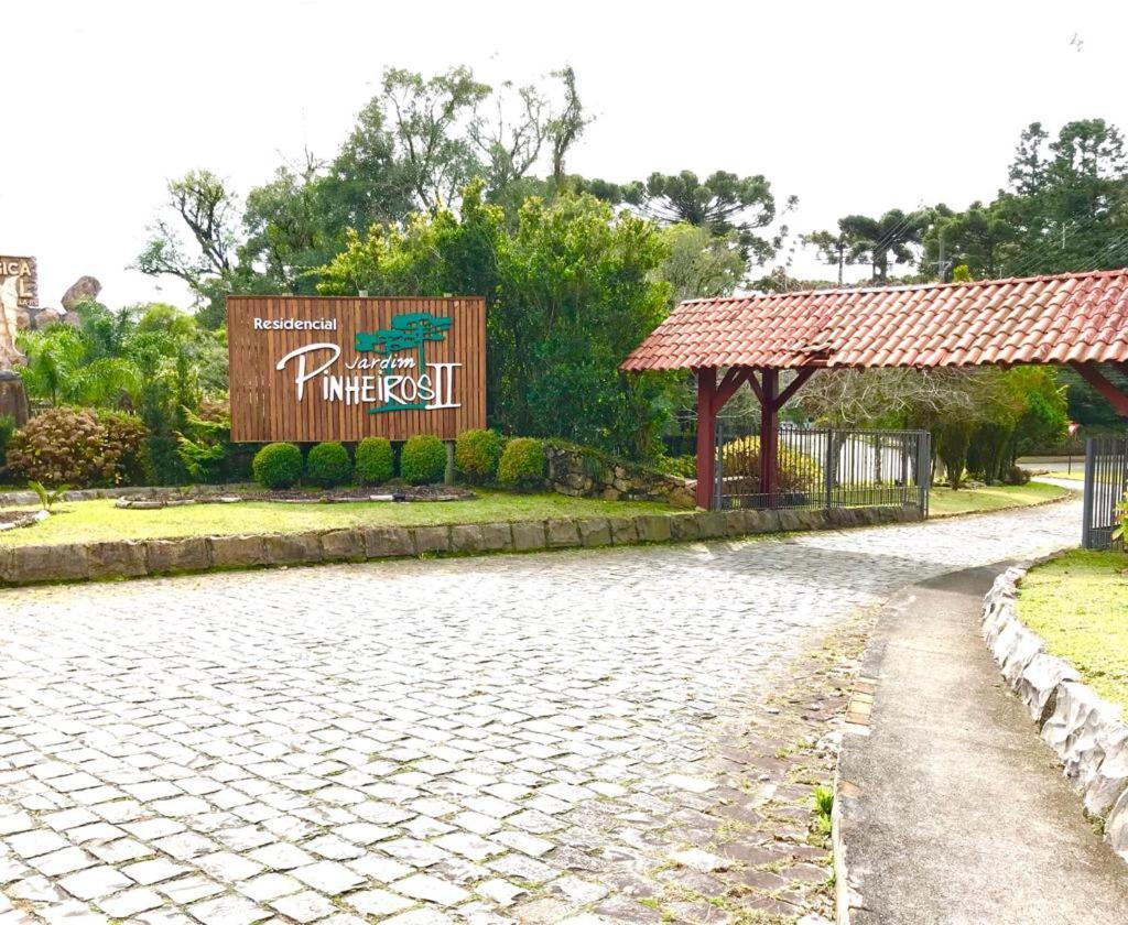 Casa Calandra chalé colonial de madeira na serra gaúcha, CanelaRS Villa Esterno foto