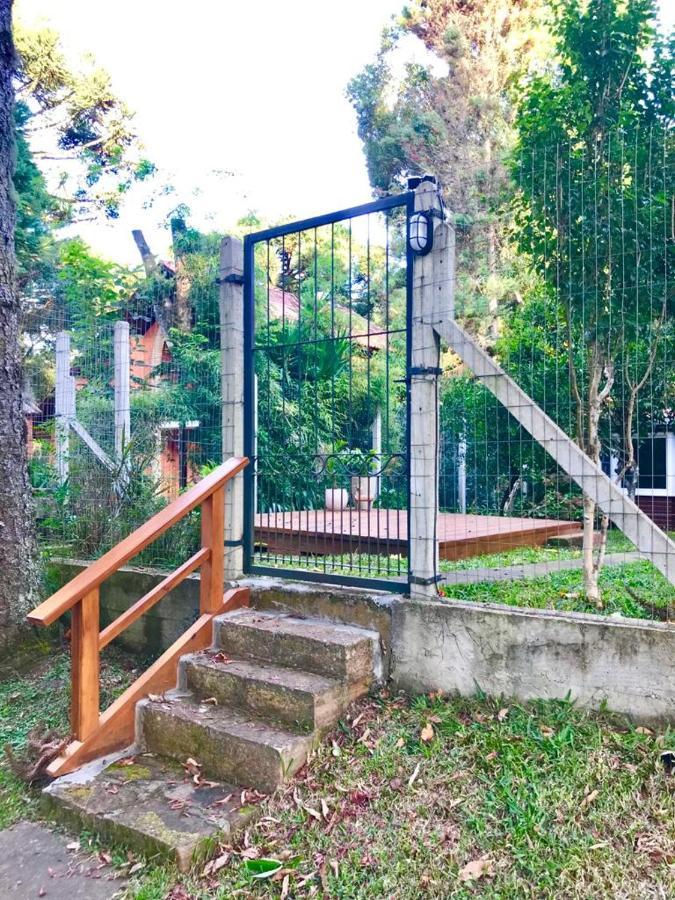 Casa Calandra chalé colonial de madeira na serra gaúcha, CanelaRS Villa Esterno foto